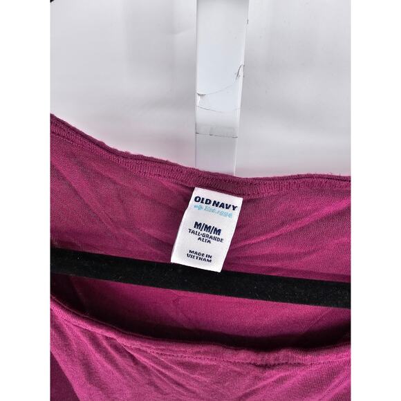 Old Navy Purple Scoop-Neck Half Sleeve Belted Fit & Flare Dress Size M - Picture 3 of 4